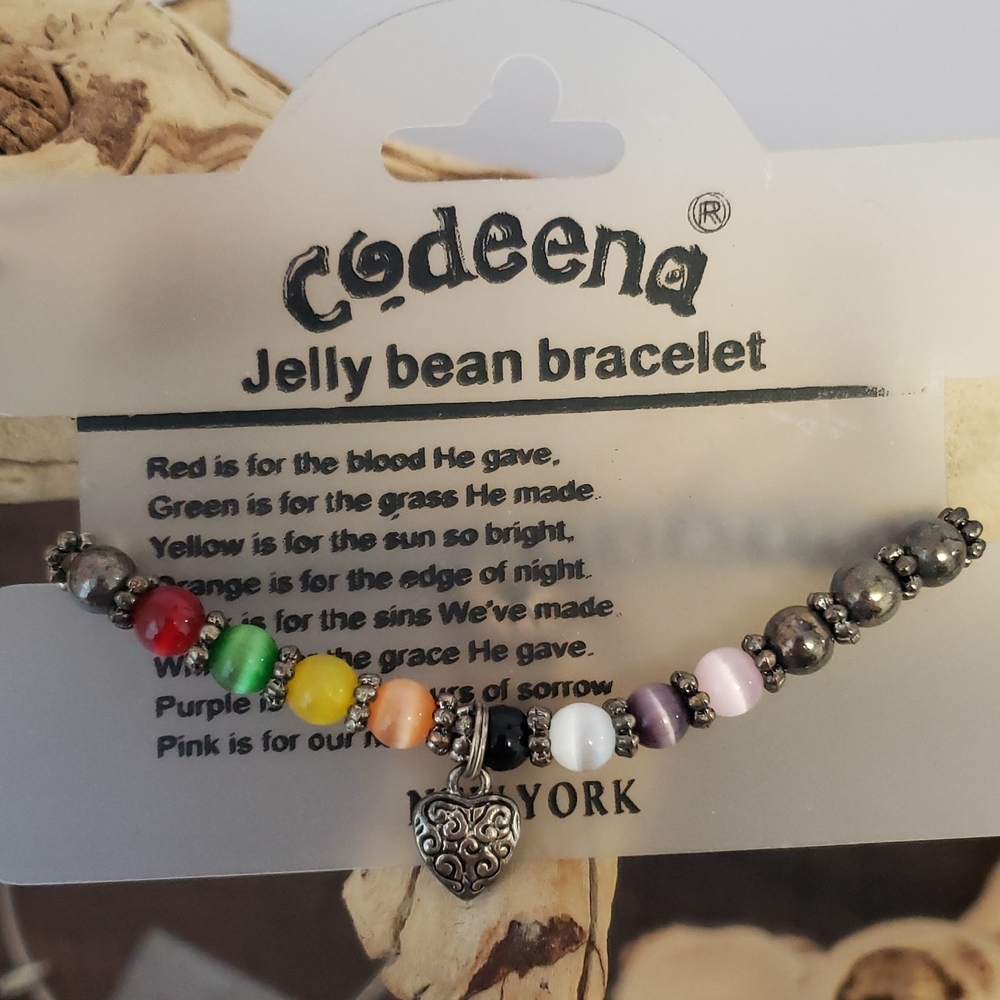 Multicolor Jelly Bean Bracelet